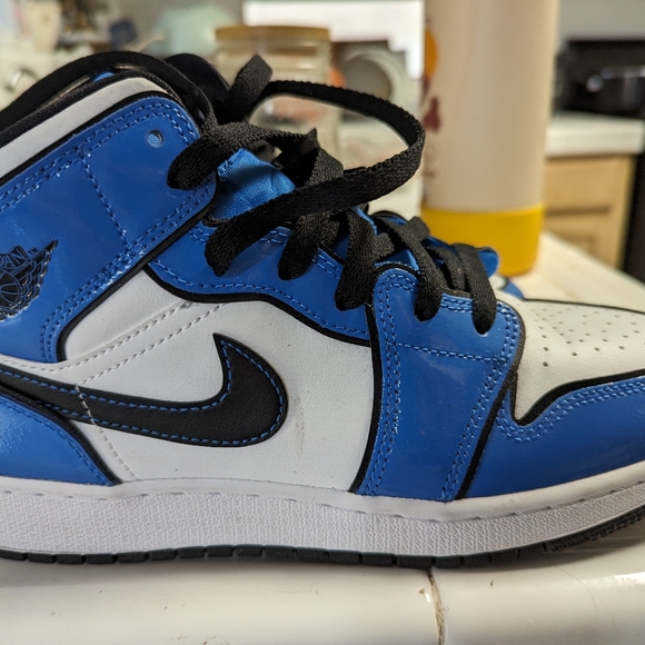 Af1 Retro Jordan 1 Rare Deadstock Nike black blue white - Picture 3 of 6